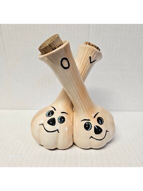 Vintage Anthropomorphic Ceramic Oil/Vinegar Dispenser